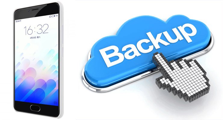 Meizu M3 Mini прави резервно копие преди да мига