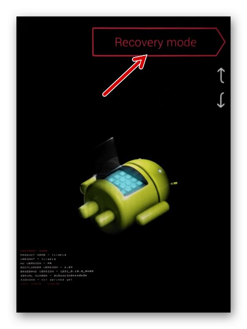 Google Nexus 7 3G 2012 prechádza na obnovenie z režimu FASTBOOT