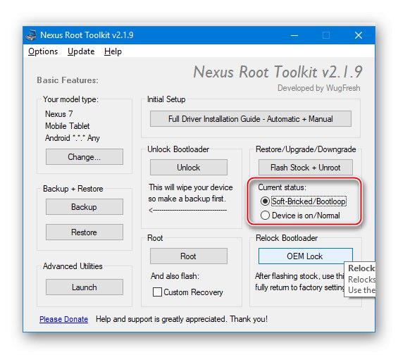 Google Nexus 7 3G vyberie stav tabletu a potom začne blikať prostredníctvom koreňového súboru Nexus