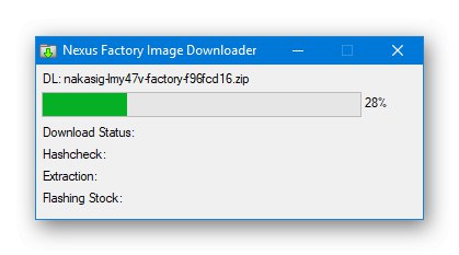 Sada Google Nexus 7 3G (2012) Nexus Root Toolkit stiahne balík firmvéru do zariadenia