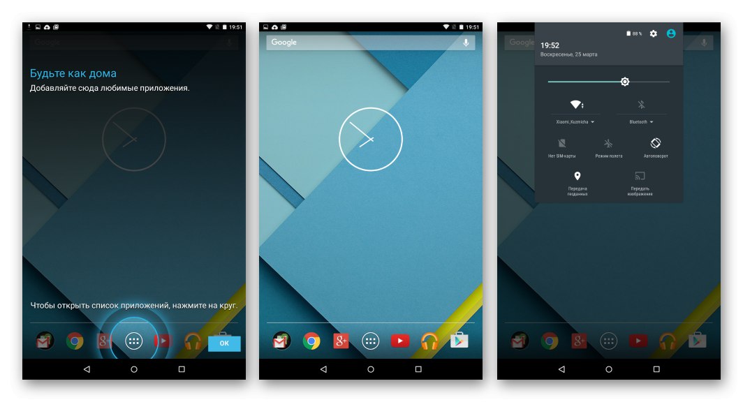 Oficiálne firmvérové rozhranie Google Nexus 7 3G s Androidom 5.1
