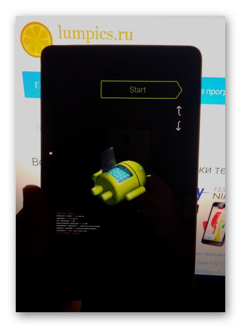 Pripojenie Google Nexus 7 3G (2012) FASTBOOT na inštaláciu TWRP