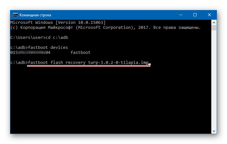 Príkaz Fastboot aplikácie Google Nexus 7 3G (2012) na inštaláciu TWRP