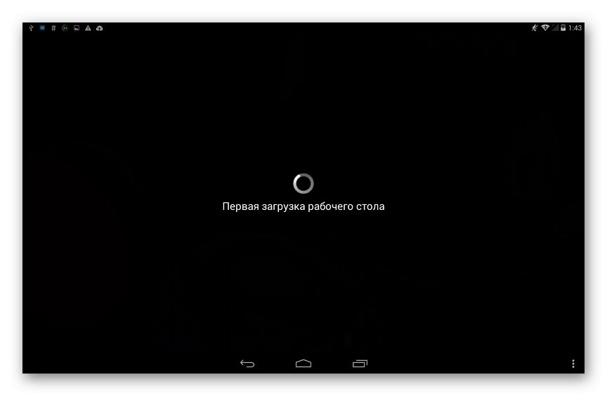 Lenovo IdeaTab A7600 първи работен плот за зареждане