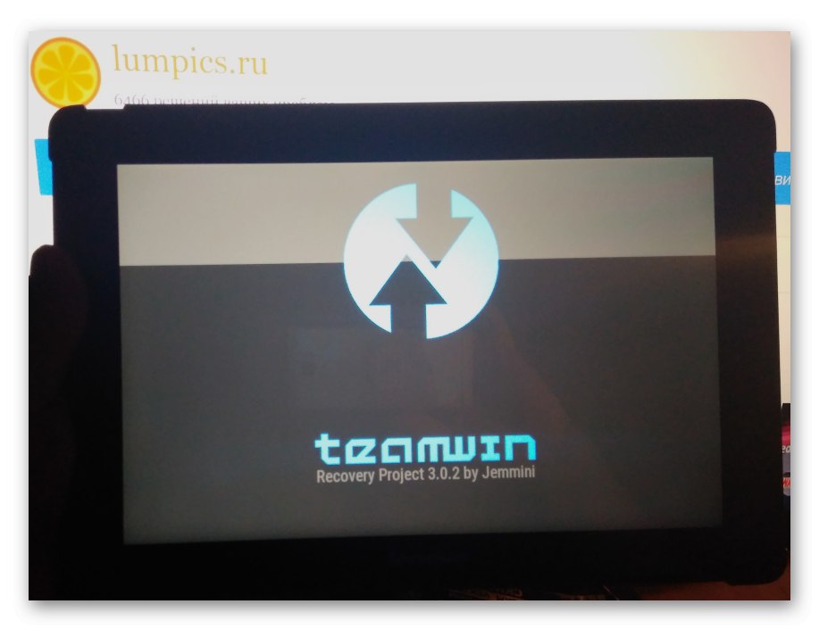 Lenovo IdeaPad A7600 стартира възстановяване на TWRP