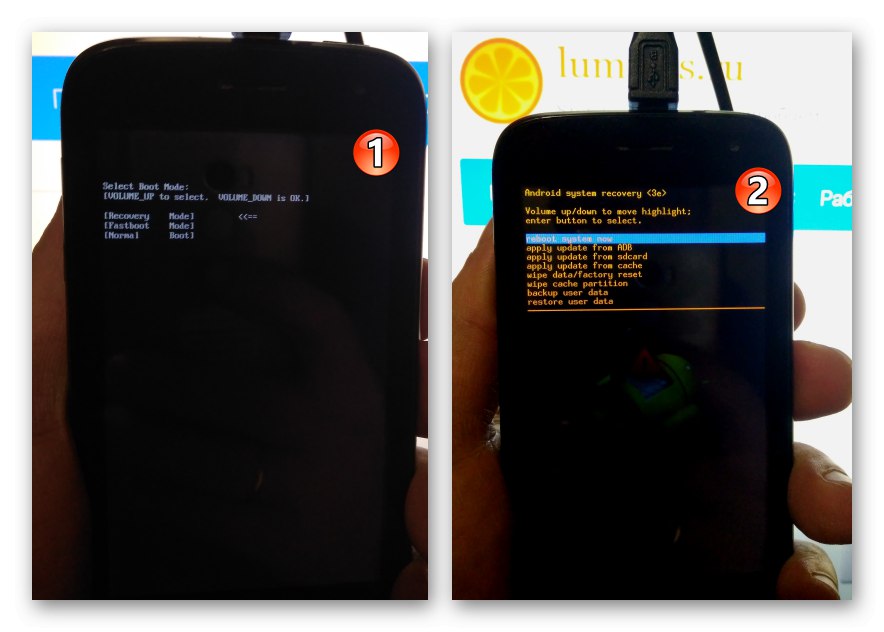 Fly IQ445 pokreće tvornički ili prilagođeni oporavak na pametnom telefonu