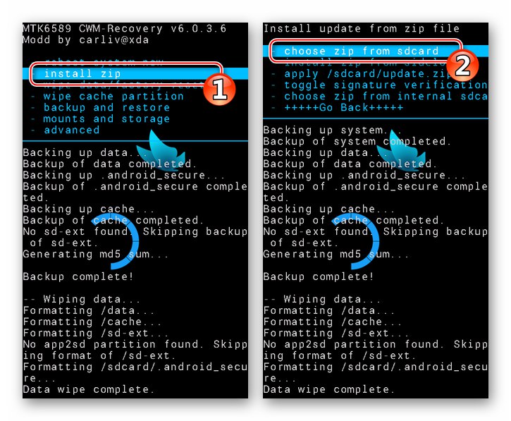 Fly IQ445 ClockWorkMod Recovery (CWM) instalacija neslužbenog firmvera s memorijske kartice