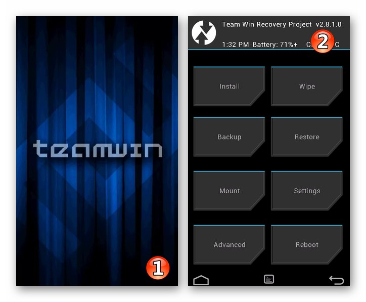 Fly IQ445 pokreće TeamWinRecovery (TWRP) nakon instalacije oporavka putem Fastboota