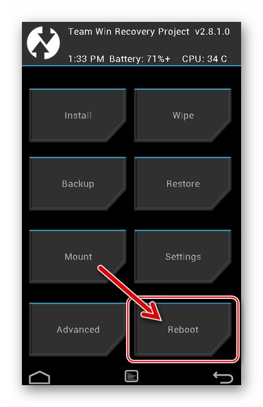 Fly IQ445 TeamWinRecovery (TWRP) - ponovno pokretanje oporavka nakon formatiranja particija
