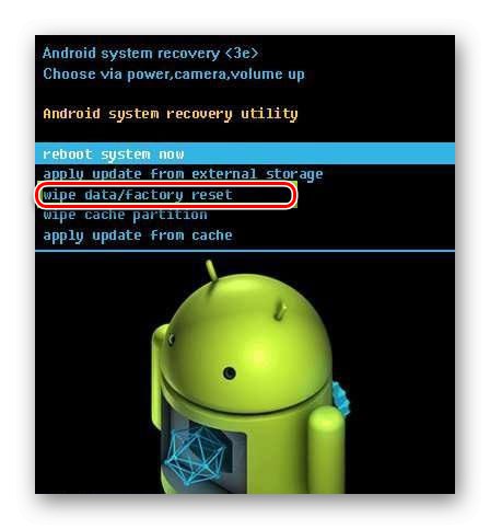 Ponastavitev nastavitev naprave Android z uporabo menija za obnovitev sistema