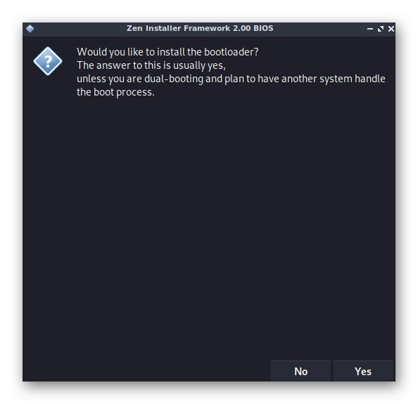 Створення завантажувача перед інсталяцією операційної системи Zen Installer