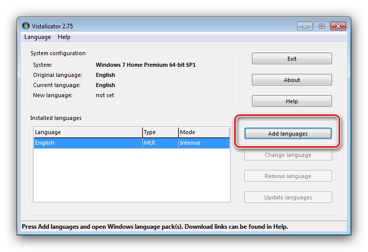 Започнете с помощната програма за промяна на езика в Windows 7 чрез Vistalizator