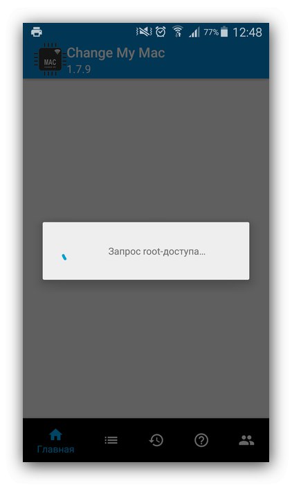 Omogočite korenski dostop do programa Change My MAC za spremembo naslova MAC v Androidu