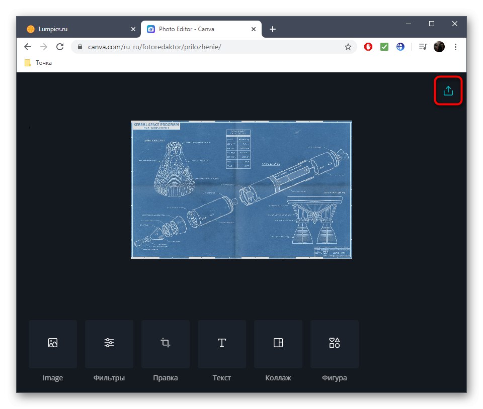 Ako uložiť orezaný obrázok v programe Canva online