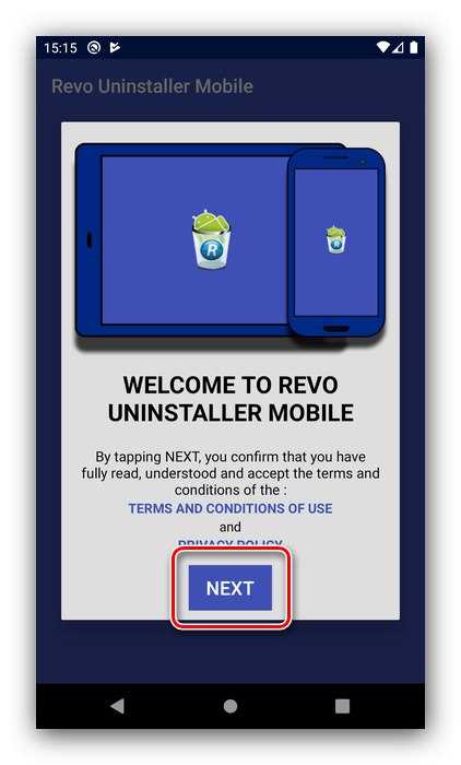 Започнете да използвате, за да деинсталирате Alice от телефон с Android, като използвате приложението Revo Uninstaller Mobile