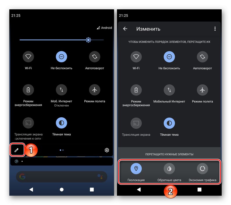 Dodajanje novega nadzora na nadzorno ploščo v Androidu