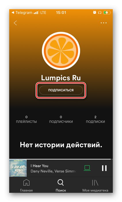 Obserwuj znajomego za pomocą kodu w aplikacji mobilnej Spotify