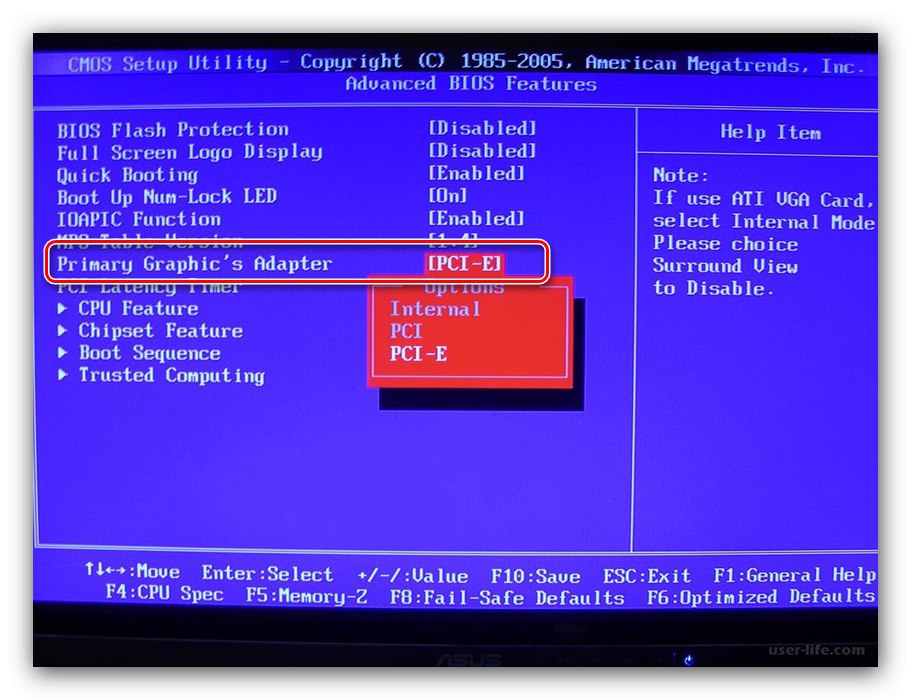 Деактивиране на вградената видеокарта за отстраняване на грешката CLOCK_WATCHDOG_TIMEOUT в Windows 10