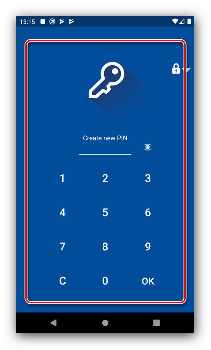 V Folder Lock nastavite zaščitno kodo, da skrijete skrite mape v Androidu