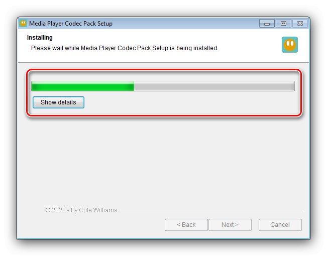 عملية تثبيت Media Player Codec Pack لتثبيت برامج الترميز على Windows 7