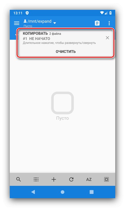 برای انتقال عکس ها از درایو فلش به تلفن در Android ، کپی را شروع کنید