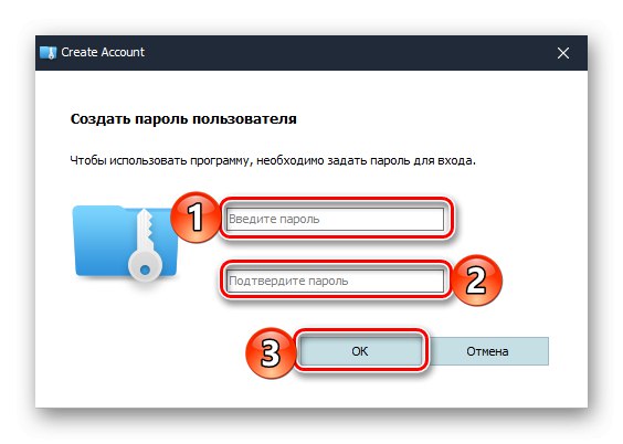 Utwórz hasło główne, aby zalogować się do aplikacji Wise Folder Hider w systemie Windows 10