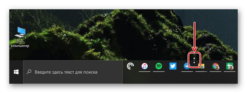 Zmenšit roztažený hlavní panel v systému Windows 10
