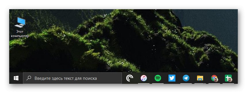 Výchozí velikost hlavního panelu v systému Windows 10