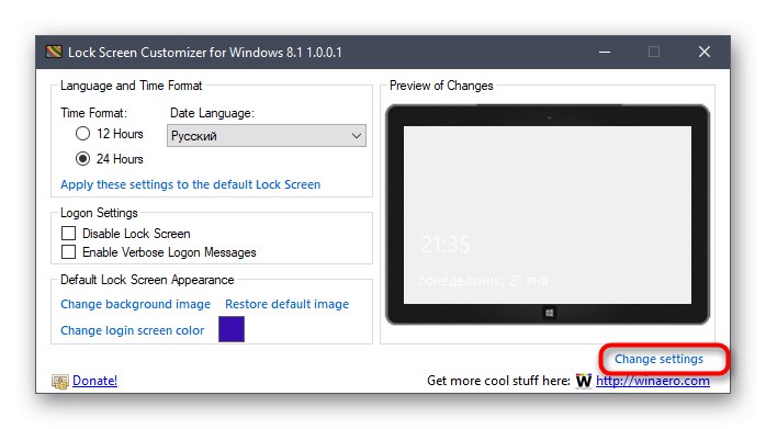 Uloženie zmien uvítacieho okna do nástroja na prispôsobenie uzamknutej obrazovky v systéme Windows 10
