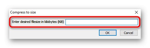 Výber veľkosti pre kompresiu fotografie pomocou programu RIOT