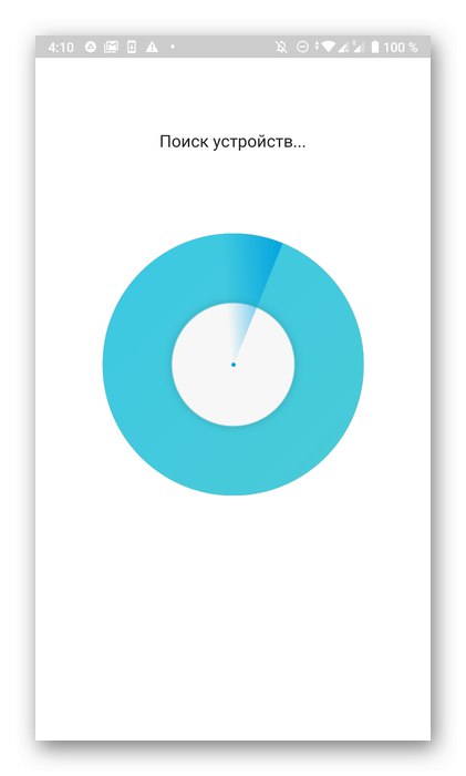 Изчаква се да се намери ново устройство, след като се свърже чрез TP-Link Tether