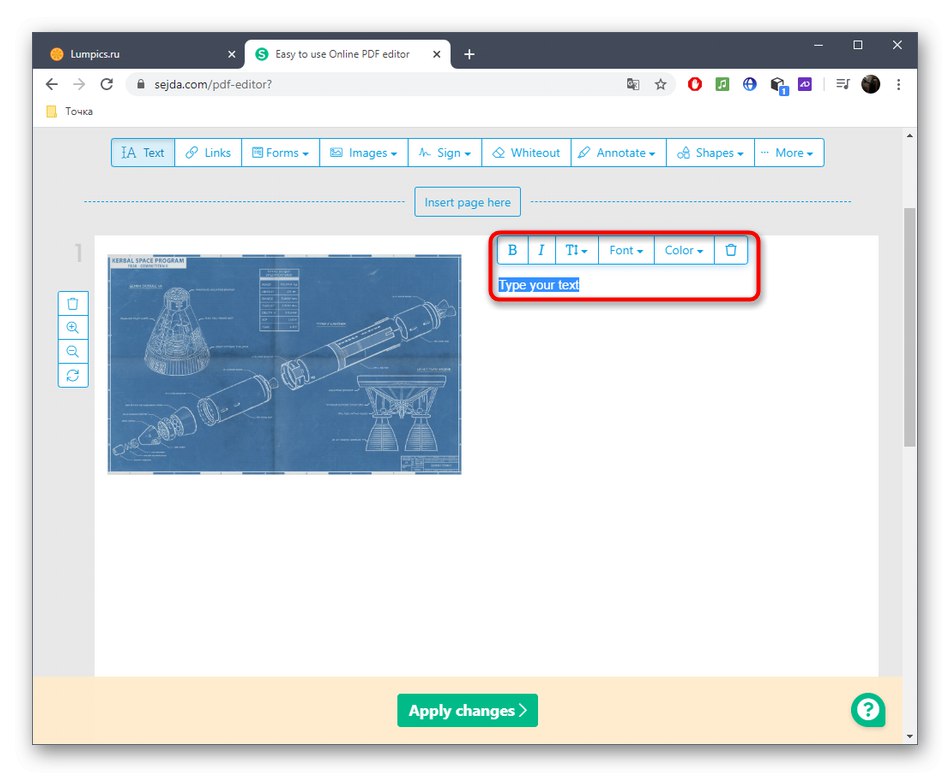 تحرير نص لملف PDF متعدد الصفحات عبر خدمة Sejda عبر الإنترنت