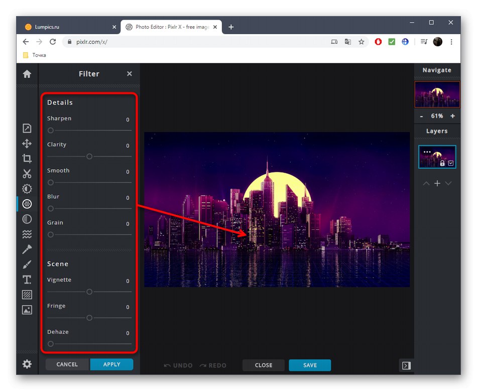 قم بتحرير ألوان الصورة لتحسينها في خدمة PIXLR عبر الإنترنت