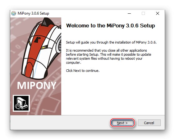 Spuštění instalace MiPony