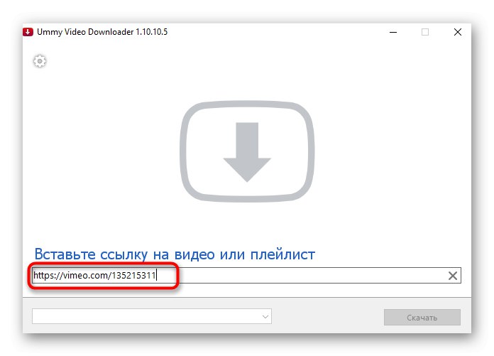 Stažení souboru Vimeo pomocí UmmyVideoDownloaderu