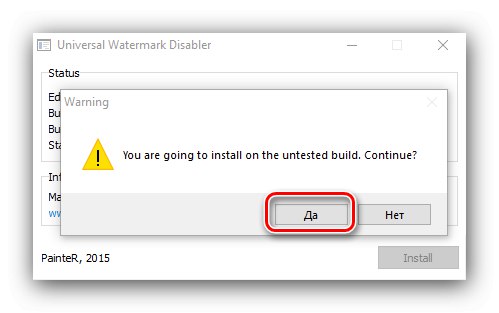 Potvrdite početak uslužnog programa da biste onemogućili oznaku načina testiranja u sustavu Windows 10