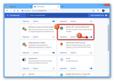 vpn google chrome add on