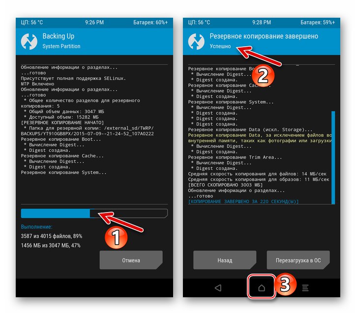 Sigurnosna kopija Sony Xperia Z TWRP prije prilagođenog firmvera