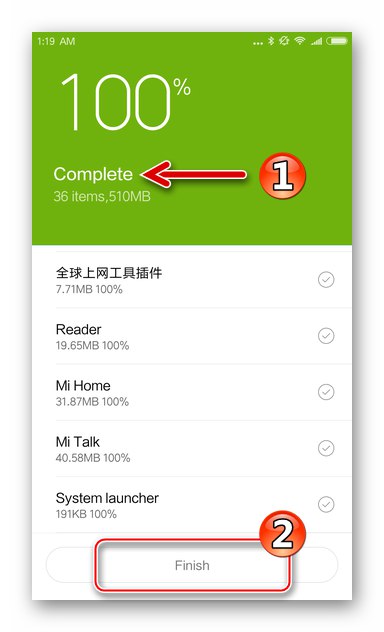 Xiaomi Redmi Note 3 завършва възстановяването на информация на телефона с помощта на MIUI