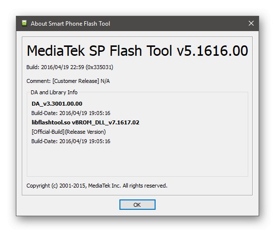 Изтеглете SP Flash Tool v5.16.16 за фърмуера на Xiaomi Redmi Note 3 MTK