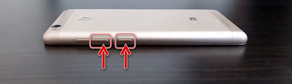 Xiaomi Redmi 3 і Redmi 3 Pro запуск телефону в режимі Fastboot