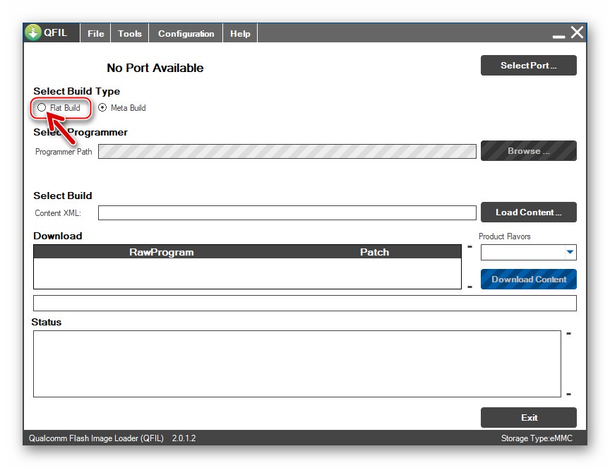 Xiaomi Redmi 3 (PRO) прошивка за допомогою QFIL- перемикання програми в режим Flat Build