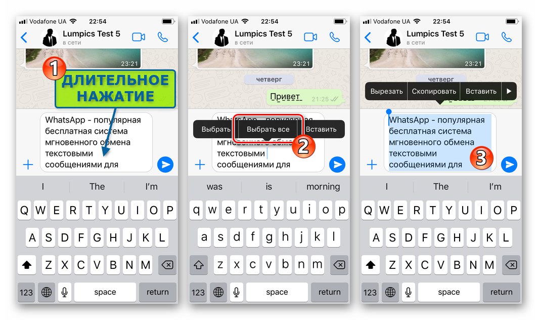 حدد WhatsApp for iPhone النص الكامل للرسالة قبل إرسالها عبر برنامج المراسلة