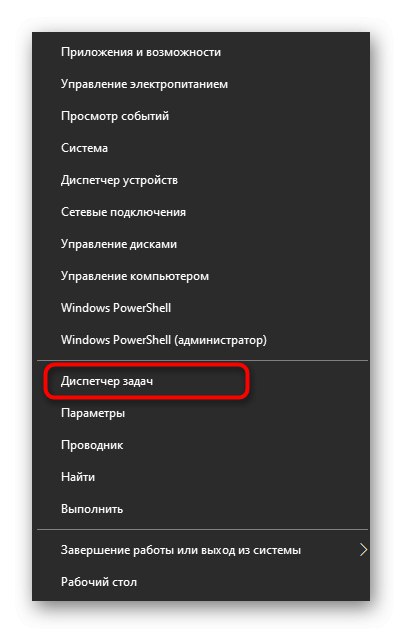 Spuštění Správce úloh ve Windows 10 pro změnu priority procesů