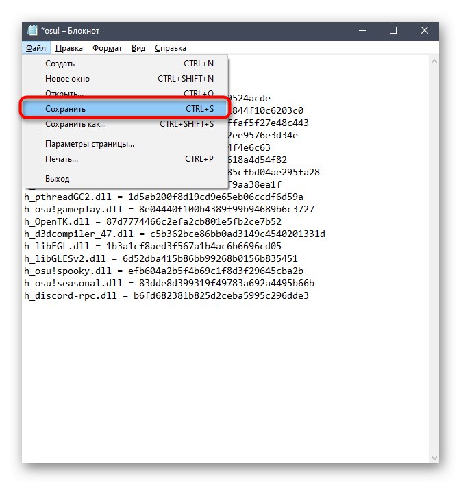 Uložení konfiguračního souboru programu po změně priority procesu ve Windows 10