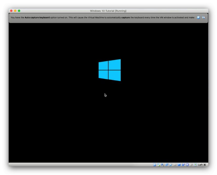 Postopek namestitve sistema Windows 10 za namestitev v macOS prek VirtualBox
