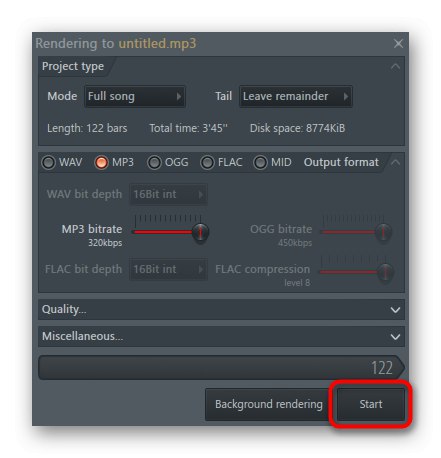 Потвърждение за запазване на музика след презапис в Fl Studio