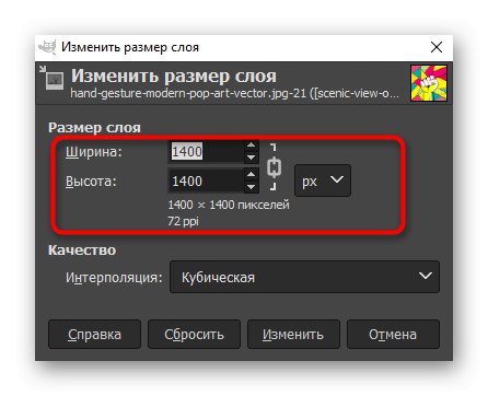 Izbira velikosti druge slike pri prekrivanju s programom GIMP