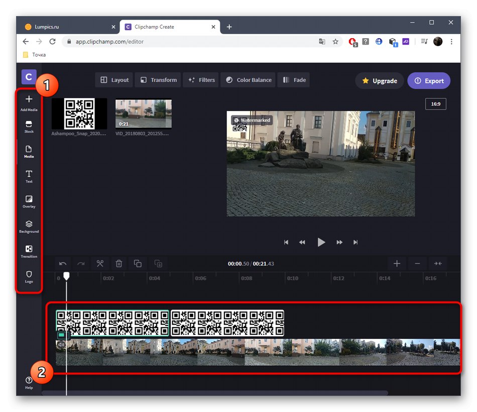 Dodatkowe kroki dla wideo przed zapisaniem do usługi Clipchamp Create