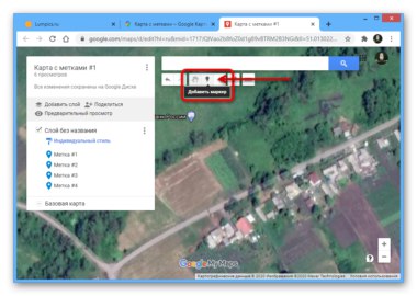 Як поставити мітку на Карті Гугл